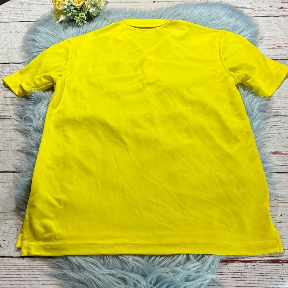 Adidas Golf Butterfield Country Club Yellow Short Sleeve Polo sz S